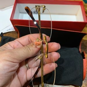 Cartier Glasses Gold